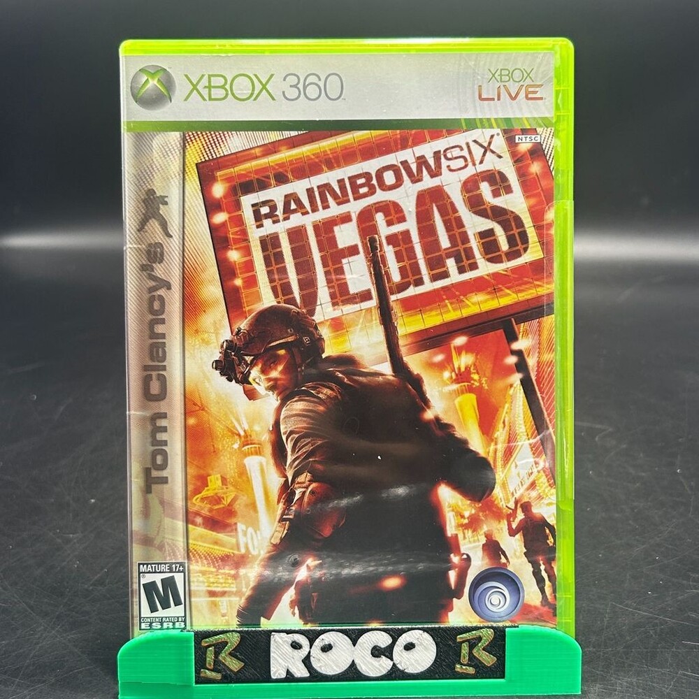 Tom Clancy's Rainbow Six: Vegas (Xbox 360, Ubisoft Tactical Shooter M, 2006) CIB